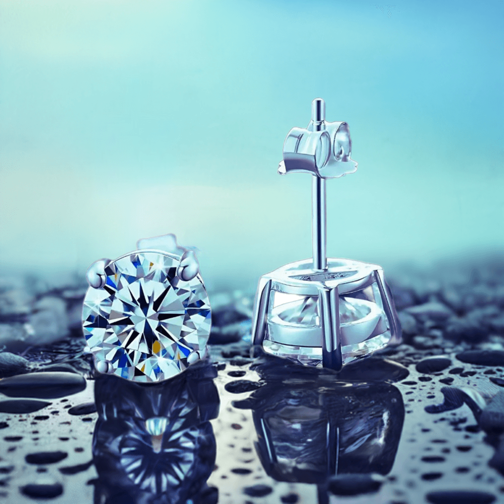 Polair Official Gold and Silver Carat Earrings For Women.