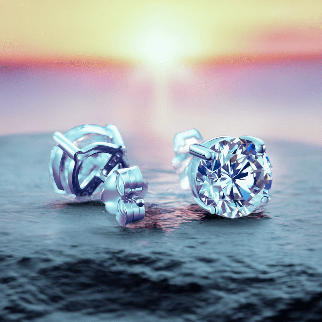 Polair Official Gold and Silver Carat Earrings For Women.