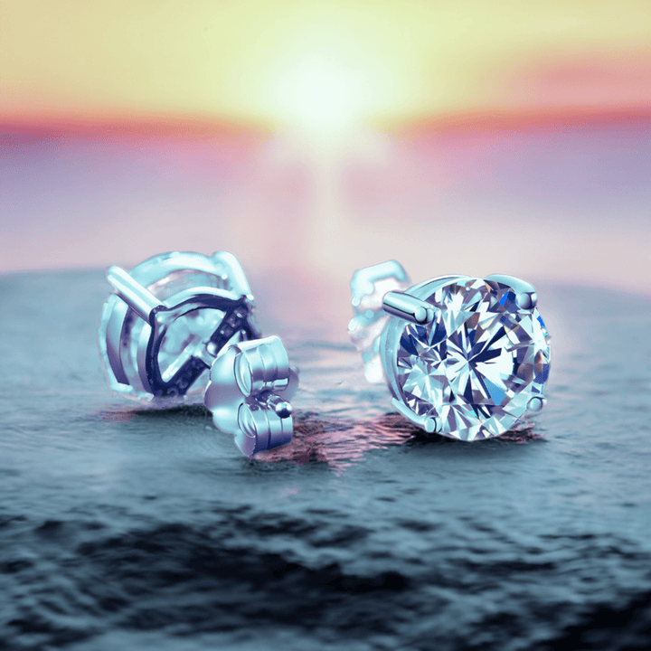 Polair Official Gold and Silver Carat Earrings For Women.