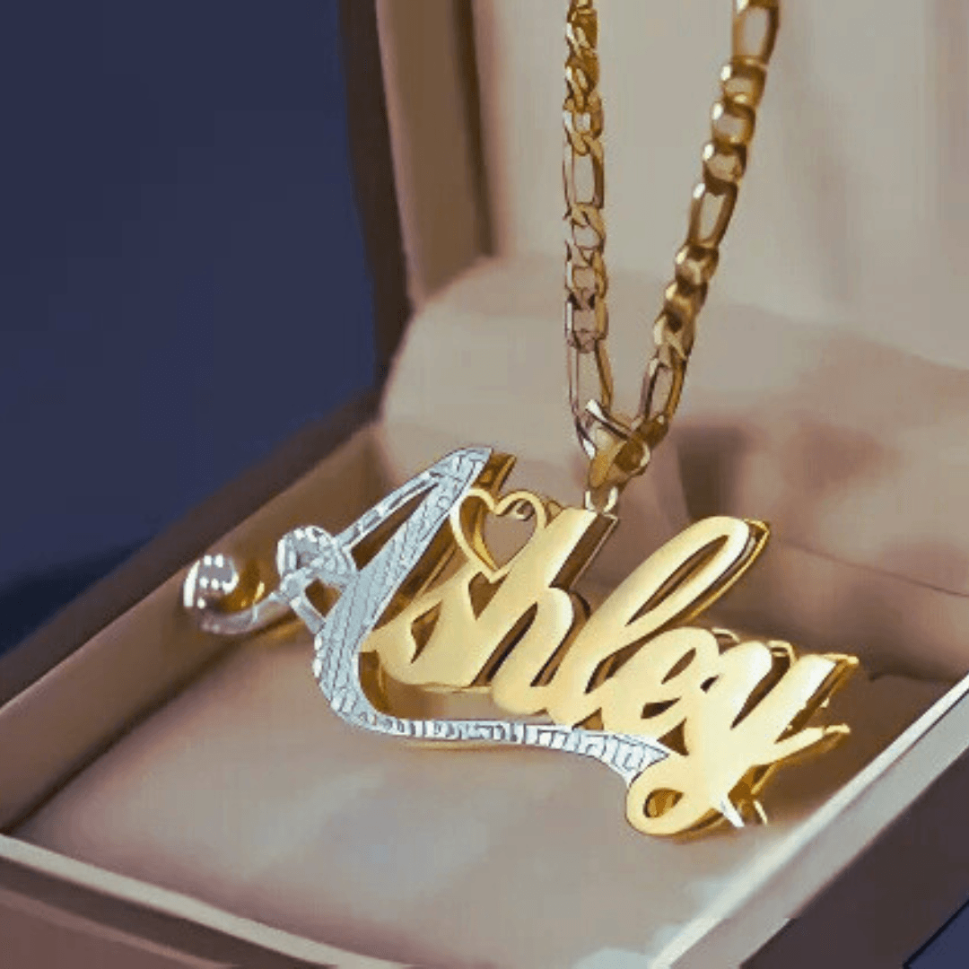 Custom 18k Gold Plated Name Necklace Polair™