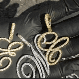 Aera Cursive Initial Letter Necklace