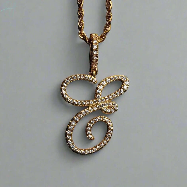 Aera Cursive Initial Letter Necklace Polair™
