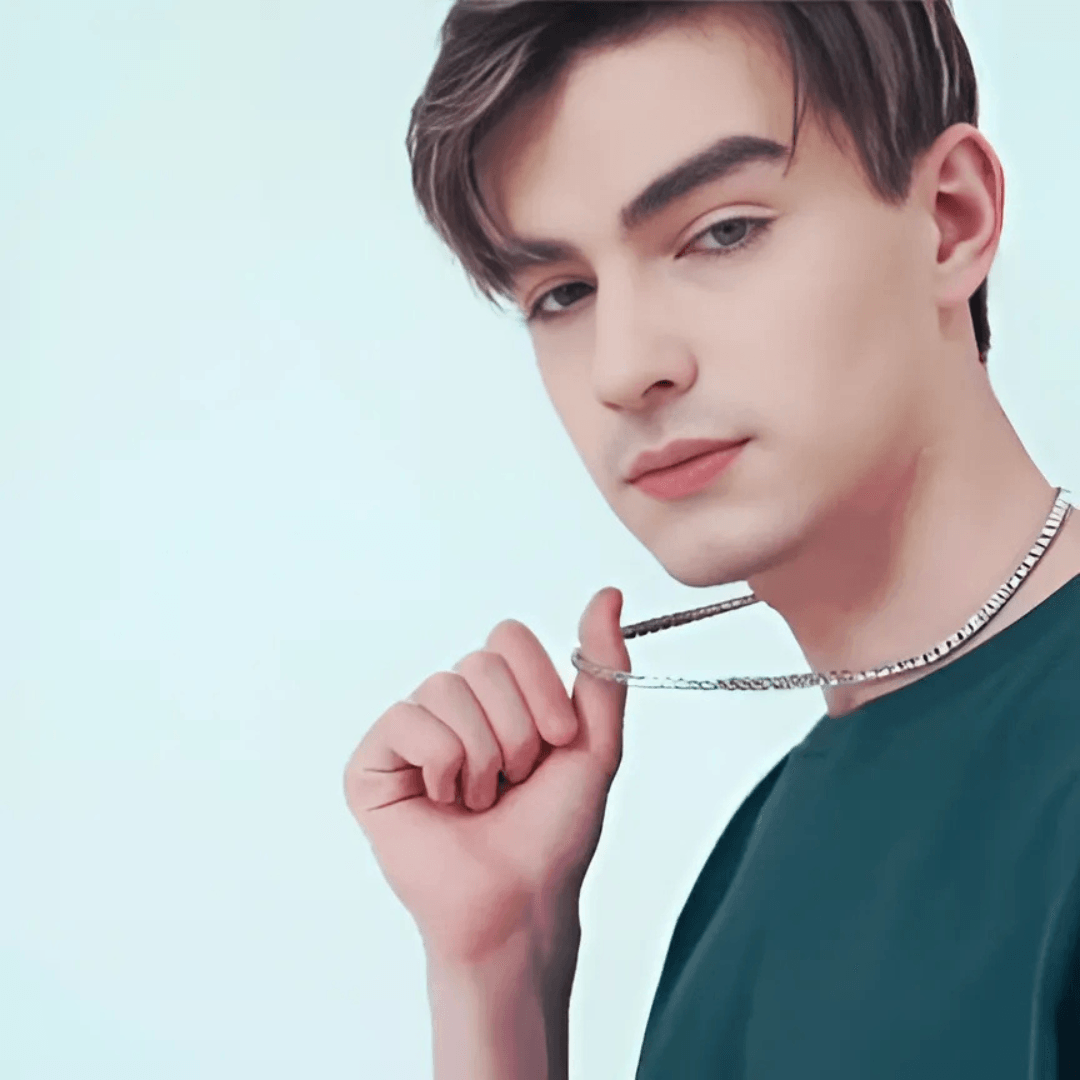 Official Premium Tennis Chain Necklace– Waterproof, Tarnish-Free, for Men & Women.