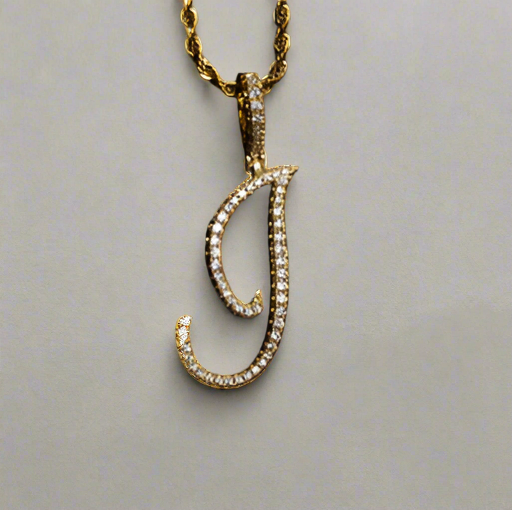 Custom Cursive A-Z Initial Letter Necklace Polair™