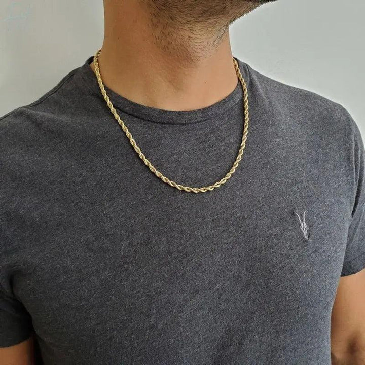 Polair Twist Chain Fashion Necklace For Men/Women.