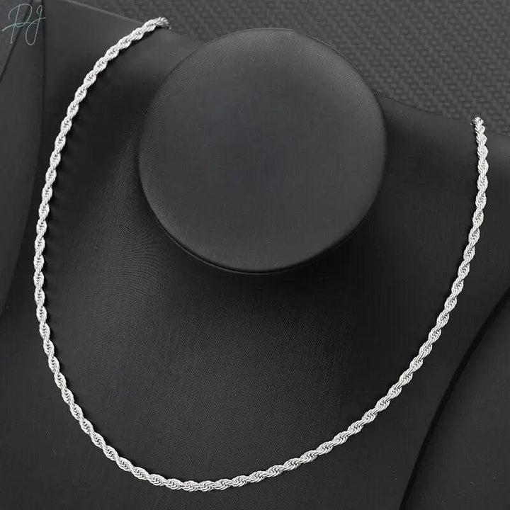 Polair Twist Chain Fashion Necklace For Men/Women.