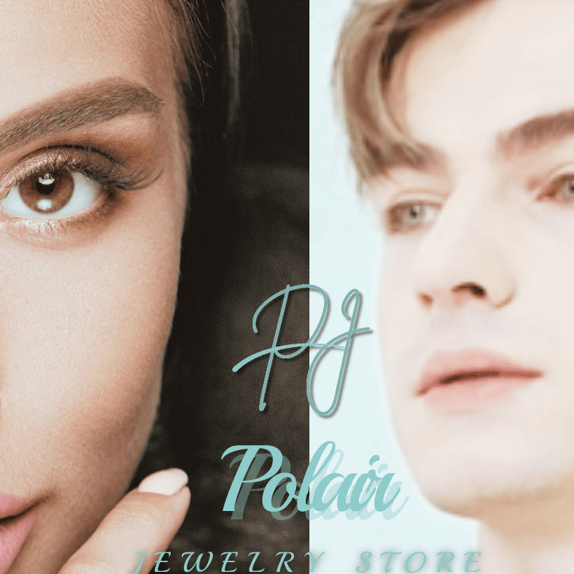 Two people wearing jewelry with 'Pj Polair' brand name displayed.