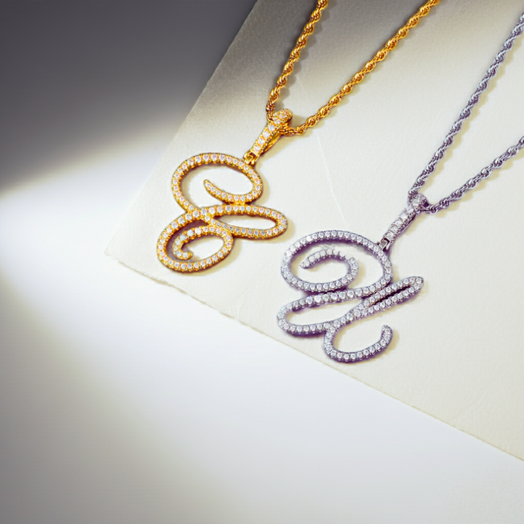 Custom Cursive A-Z Initial Letter Necklace Polair™