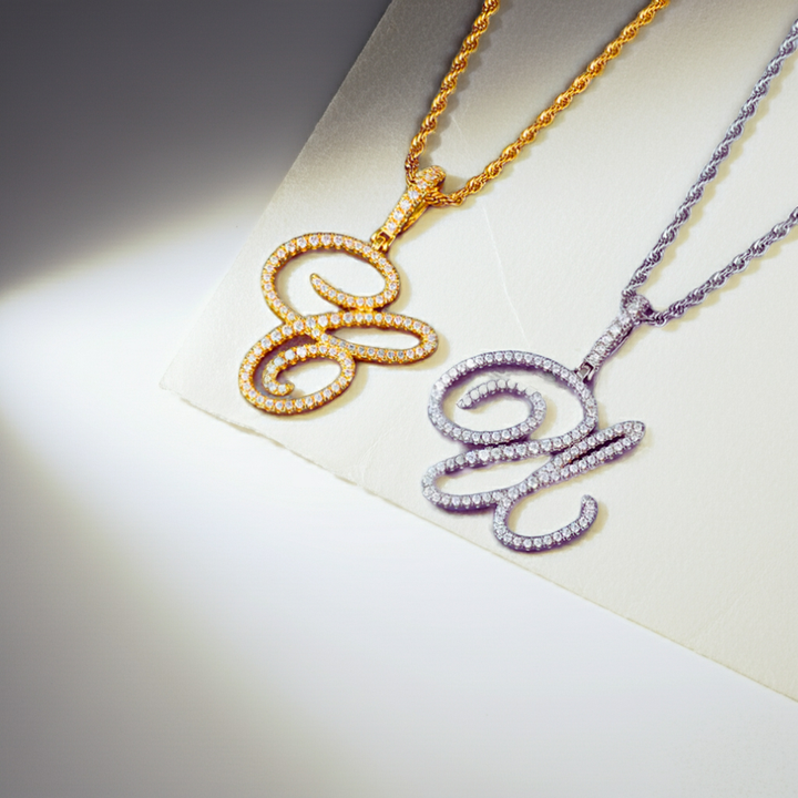 Custom Cursive A-Z Initial Letter Necklace Polair™