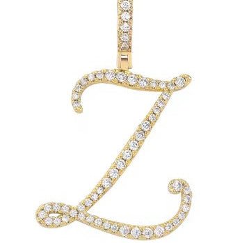 Aera Cursive Initial Letter Necklace - Polair