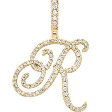 Aera Cursive Initial Letter Necklace - Polair