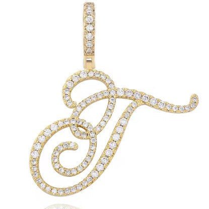 Aera Cursive Initial Letter Necklace - Polair
