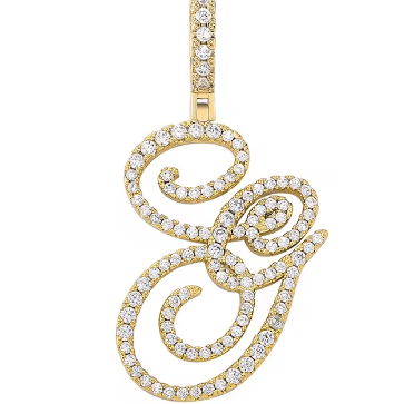 Aera Cursive Initial Letter Necklace - Polair