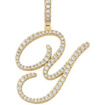 Aera Cursive Initial Letter Necklace - Polair