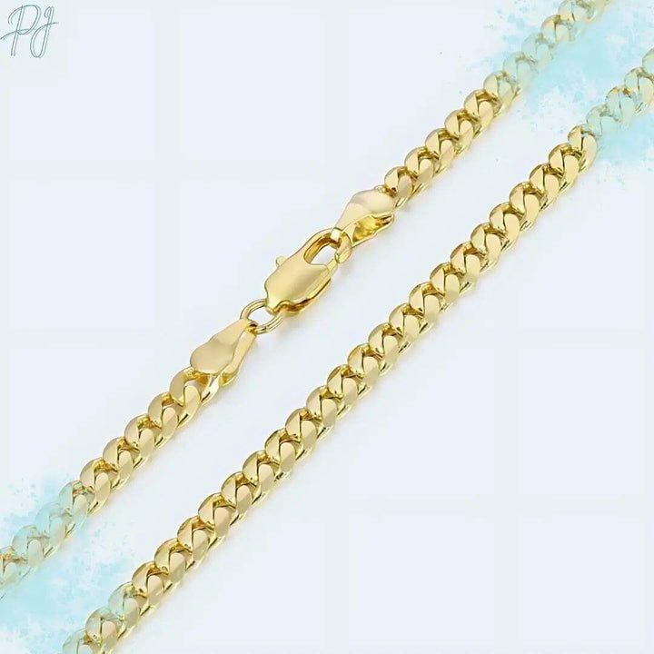 Aera Gold Cuban Chain Necklace - Polair