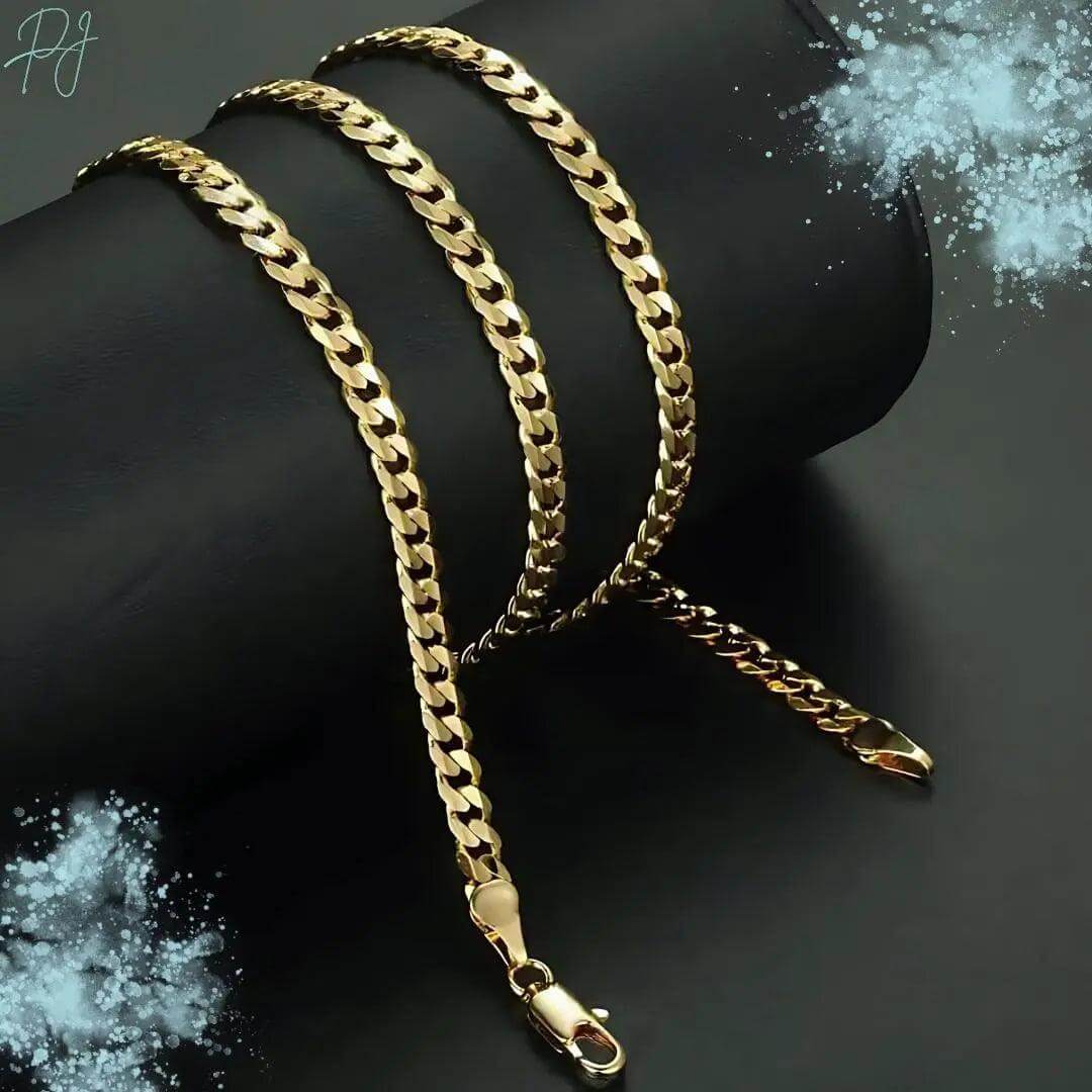 Aera Gold Cuban Chain Necklace - Polair