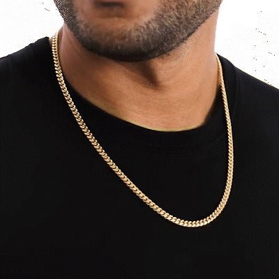 Aera Gold Cuban Chain Necklace - Polair