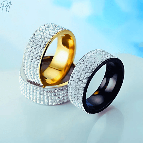 Aera Iced Steel Rings - Polair