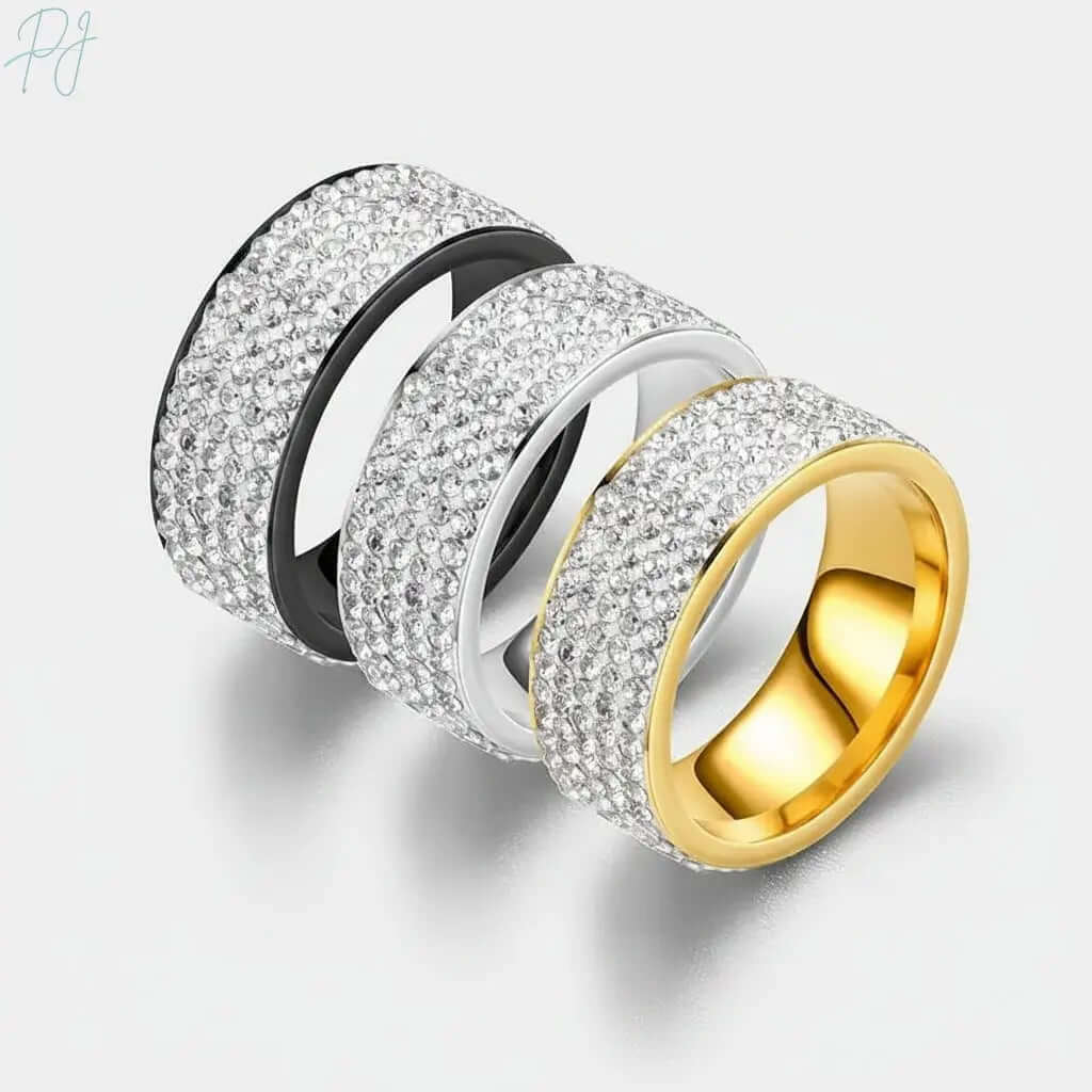 Aera Iced Steel Rings - Polair