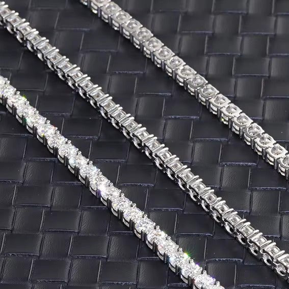 Aera Moissanite Tennis Chain Necklace - Polair