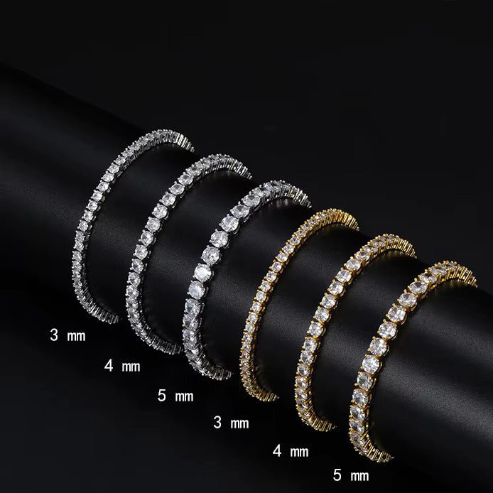 Aera Moissanite Tennis Chain Necklace - Polair