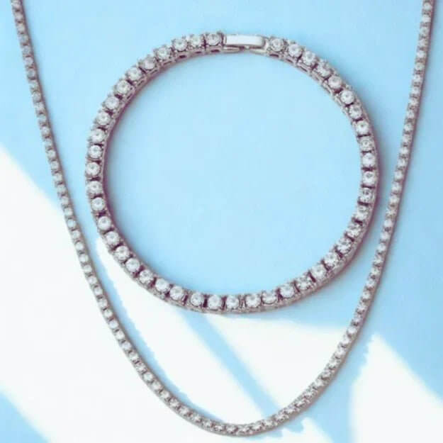 Aera Tennis Chain Necklace - Polair