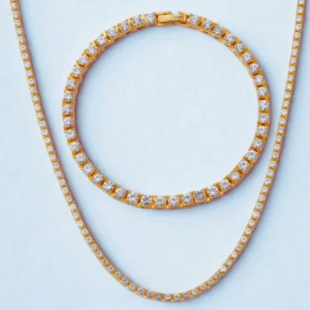 Aera Tennis Chain Necklace - Polair
