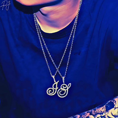 Polair Aera Cursive Initial Letter Necklace - Polair