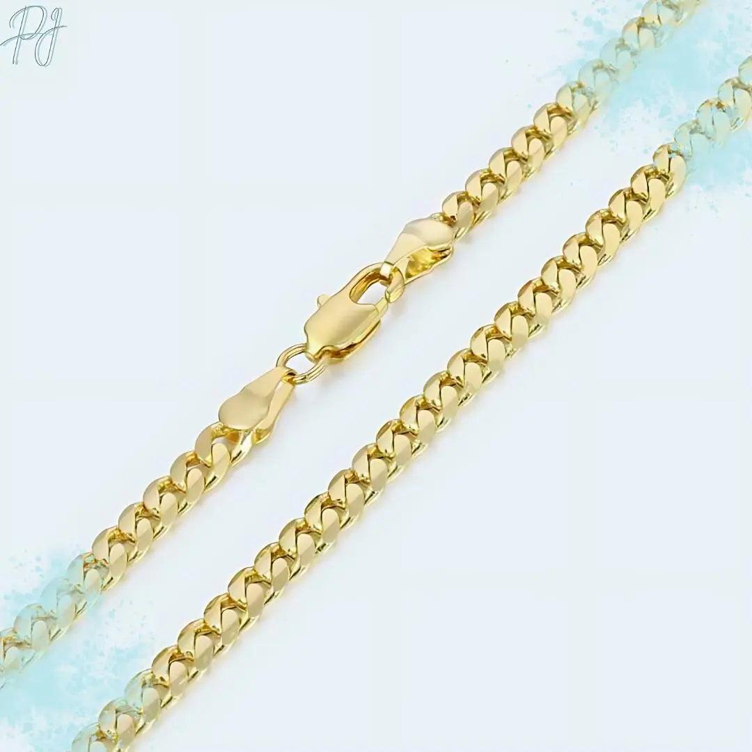 Polair Aera Gold Cuban Chain Necklace - Polair