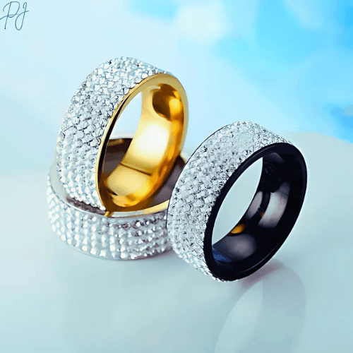 Polair Aera Iced Steel Rings - Polair