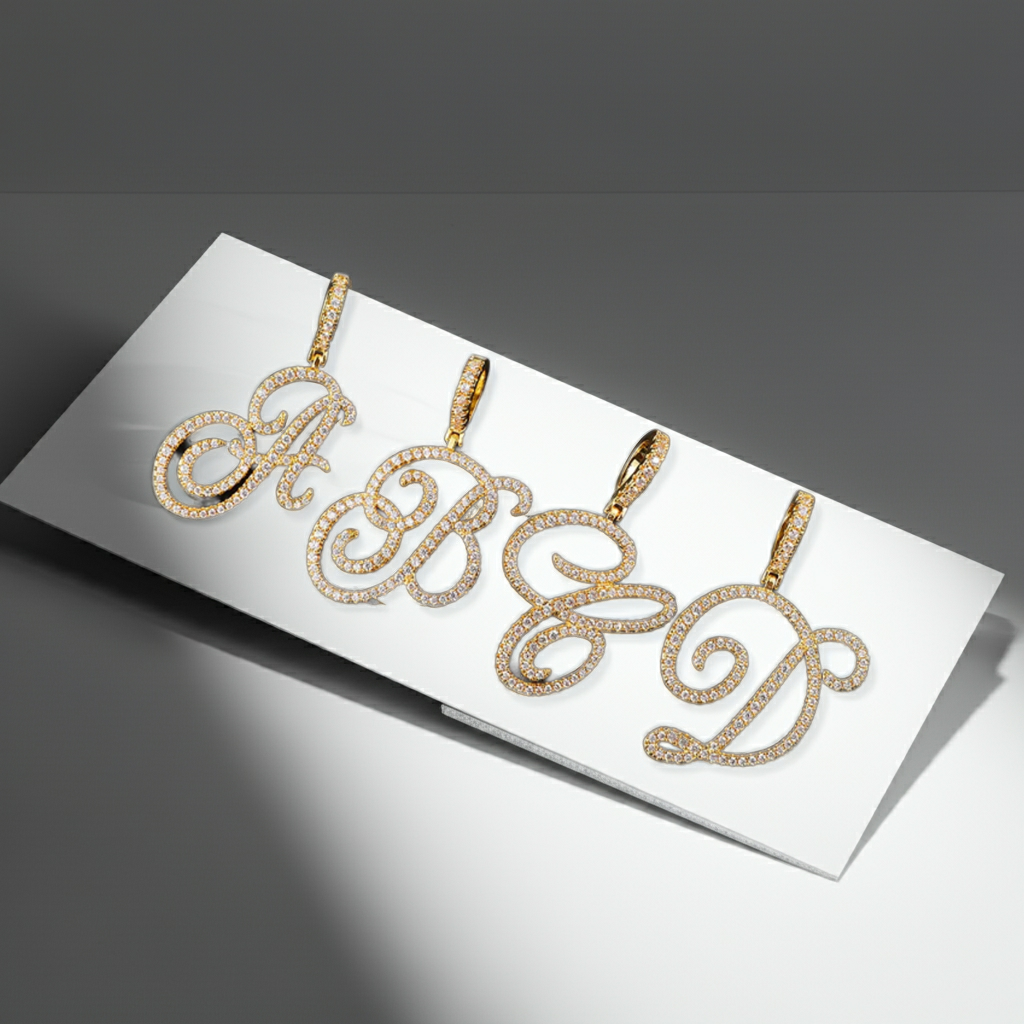 Custom Cursive A-Z Initial Letter Necklace Polair™